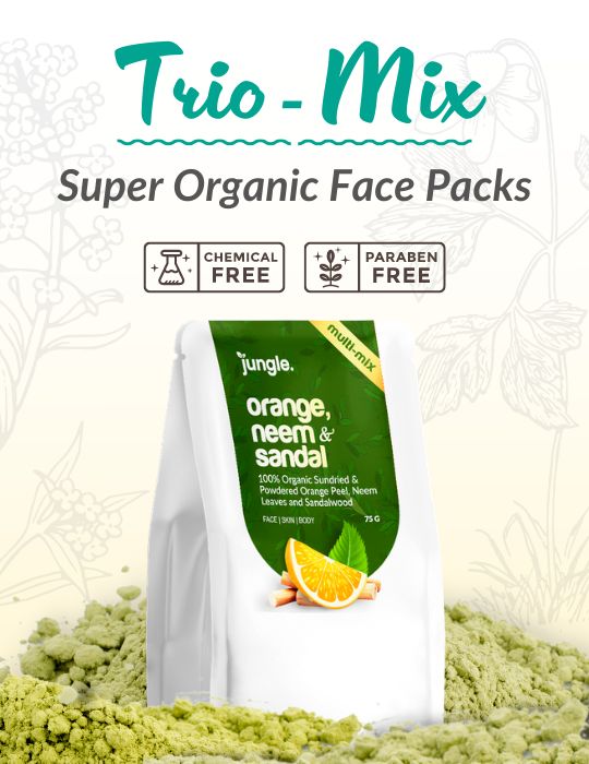 Trio-Mix Organic Face Packs